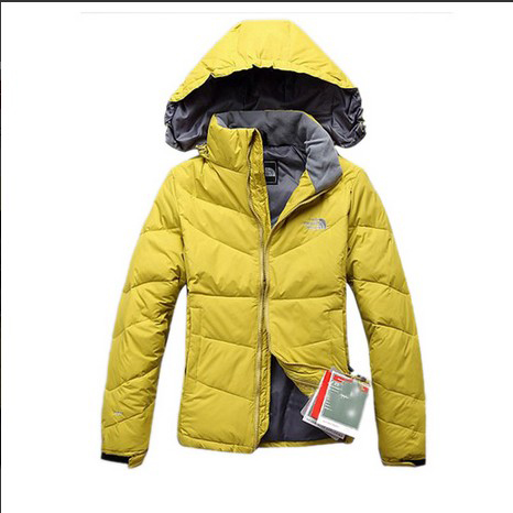 Yellow North Face Destiny Goose Down Jacket For Women Yellow North