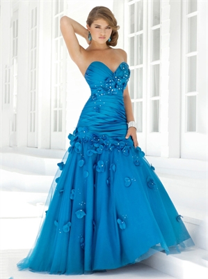 Prom Dress Sale on Tulle Flower Taffeta Prom Dress Pd10878 For Sale  We Have More Dresses